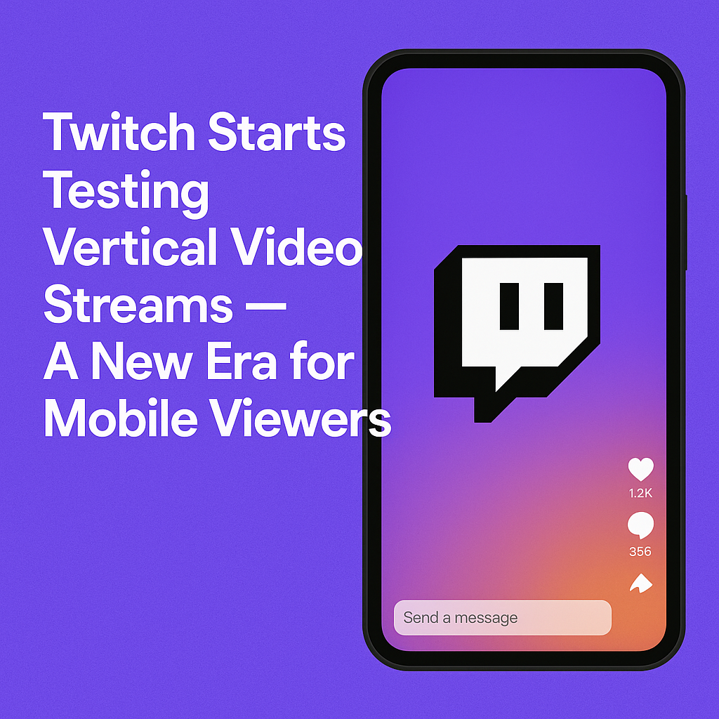 Twitch Starts Testing Vertical Video Streams — A New Era for Mobile Viewers