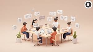 “A visual concept of ChatGPT’s collaborative learning tool — Study Together.”