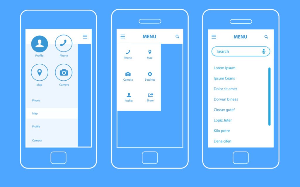 Mobile app plan